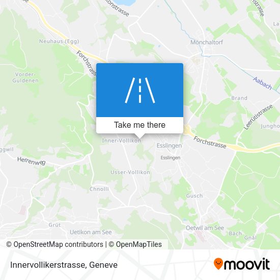 Innervollikerstrasse map