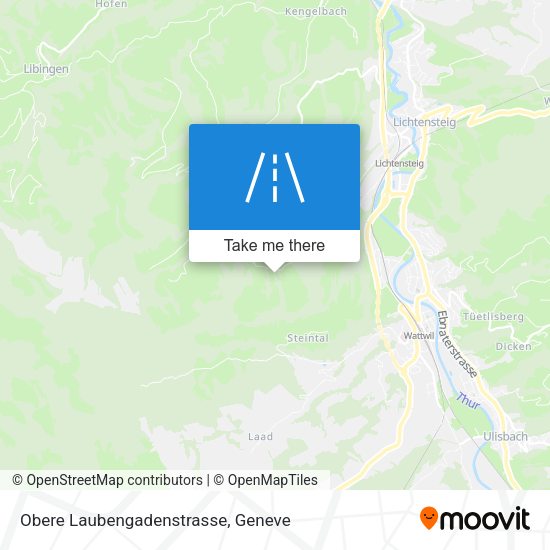 Obere Laubengadenstrasse map