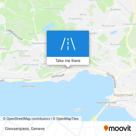 Giessenpass map