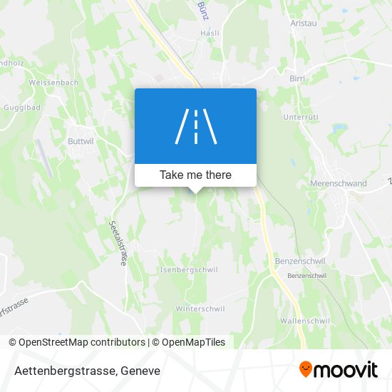 Aettenbergstrasse map