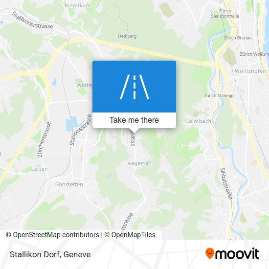 Stallikon Dorf map