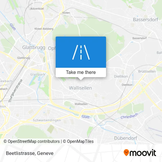 Beetlistrasse map