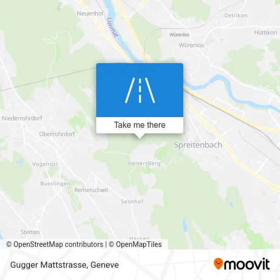 Gugger Mattstrasse map