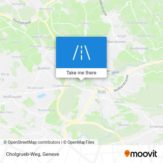 Cholgrueb-Weg map