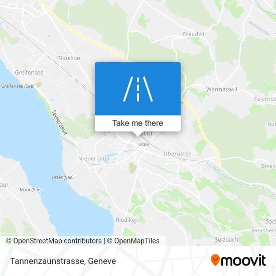 Tannenzaunstrasse map