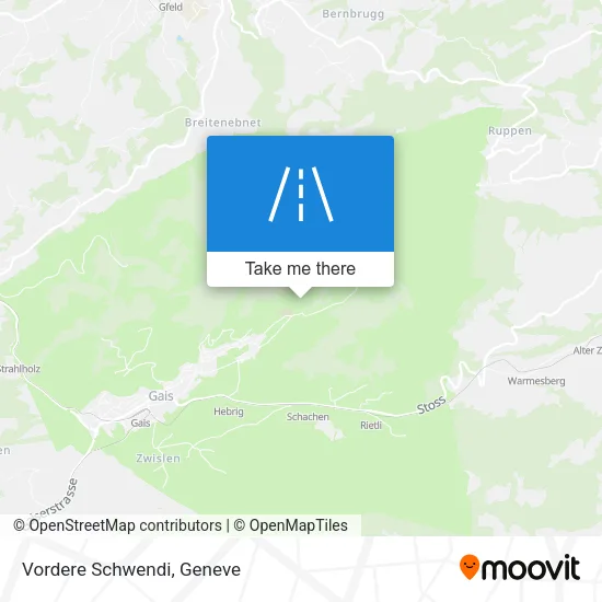 Vordere Schwendi map
