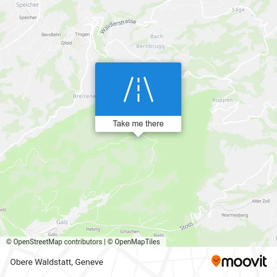 Obere Waldstatt map