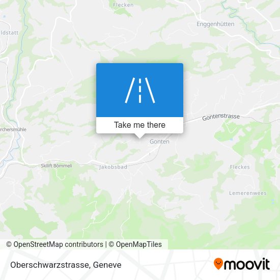 Oberschwarzstrasse map