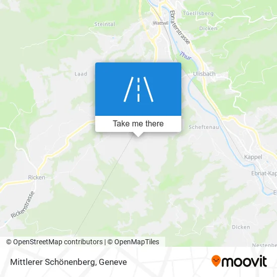 Mittlerer Schönenberg map