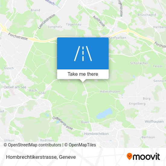 Hombrechtikerstrasse map