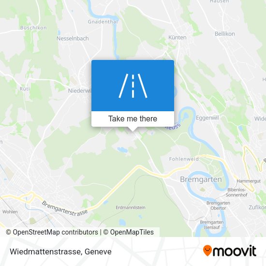 Wiedmattenstrasse map