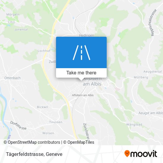 Tägerfeldstrasse map