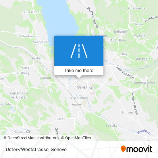 Uster-/Weststrasse map