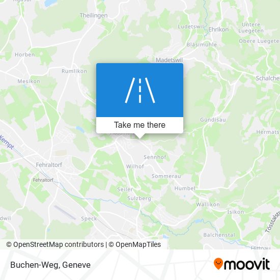Buchen-Weg map