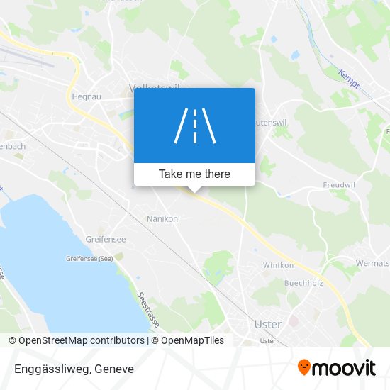 Enggässliweg map