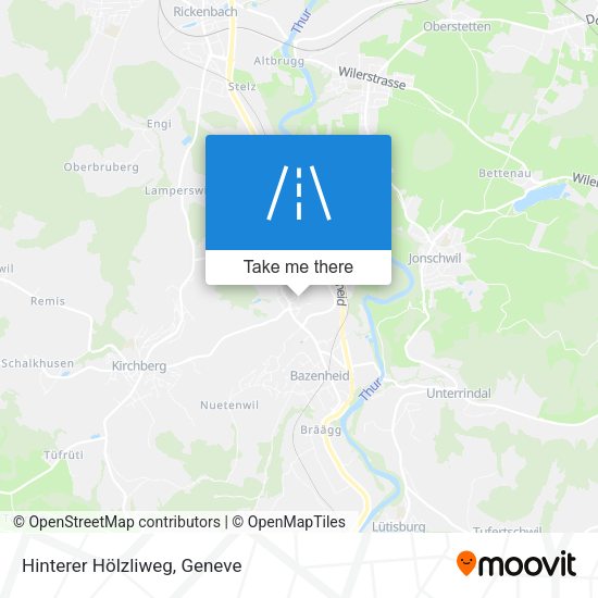 Hinterer Hölzliweg map