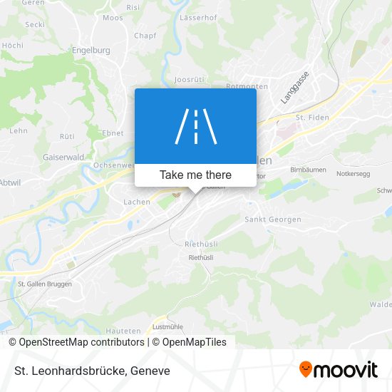 St. Leonhardsbrücke map