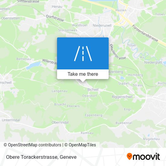 Obere Torackerstrasse map