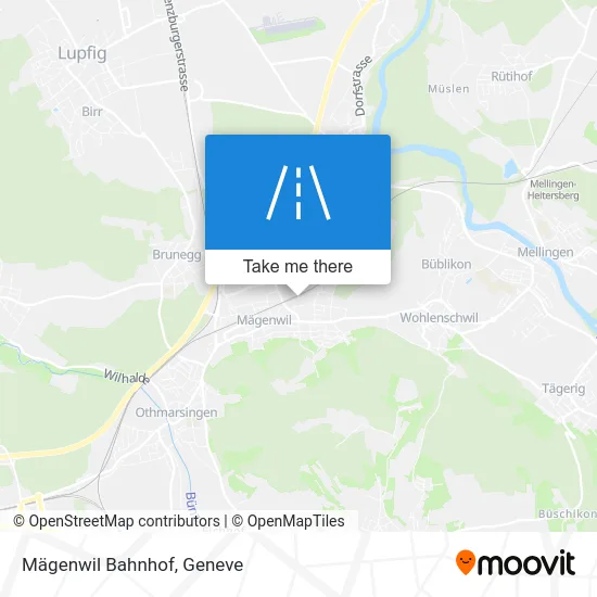 Mägenwil Bahnhof map