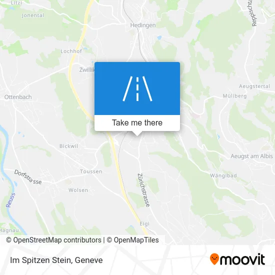 Im Spitzen Stein map