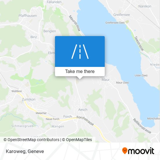 Karoweg map