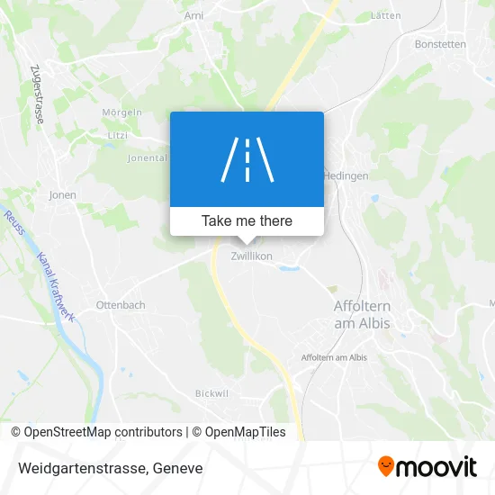 Weidgartenstrasse map