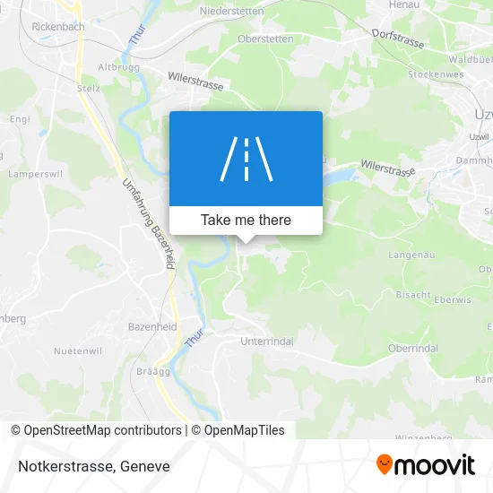 Notkerstrasse map