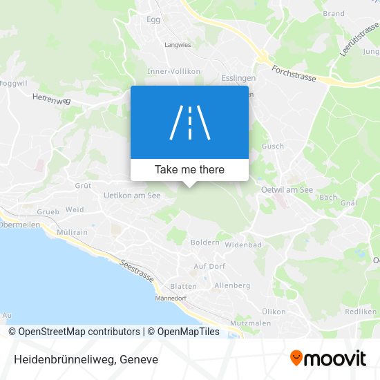Heidenbrünneliweg map