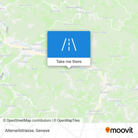 Allenwilstrasse map