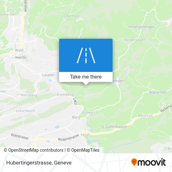 Hubertingerstrasse map