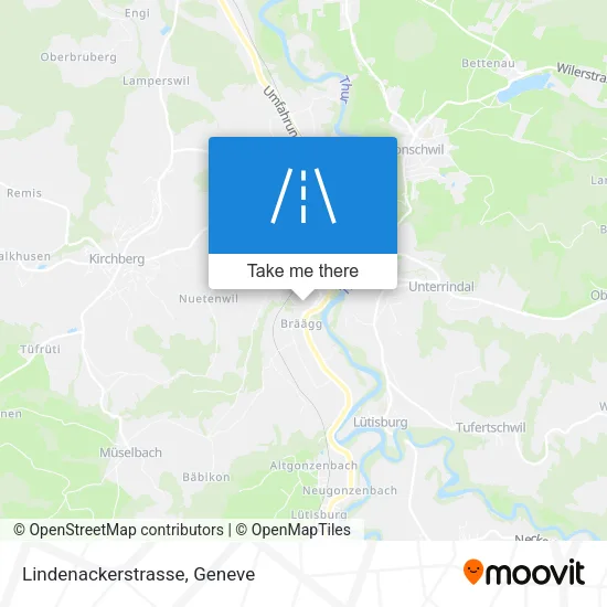 Lindenackerstrasse map