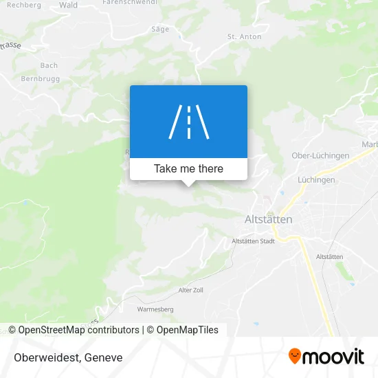 Oberweidest map