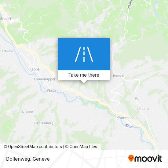 Dollenweg map