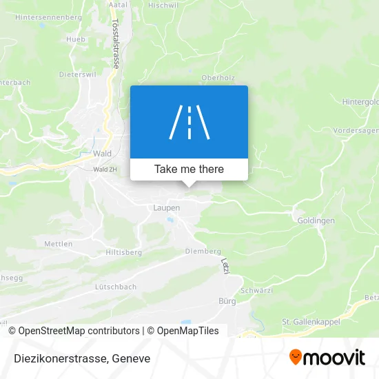 Diezikonerstrasse map