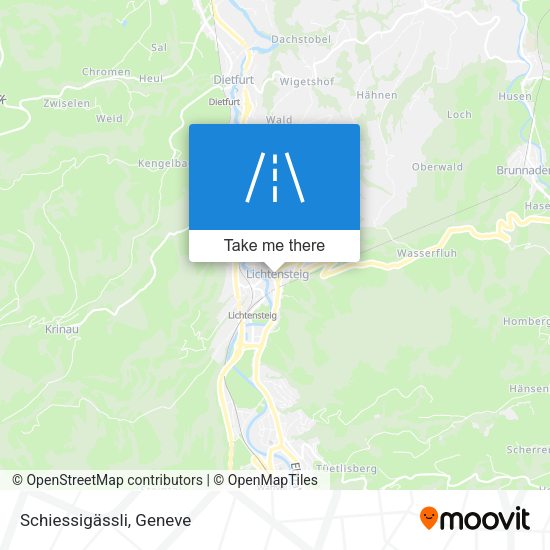Schiessigässli map