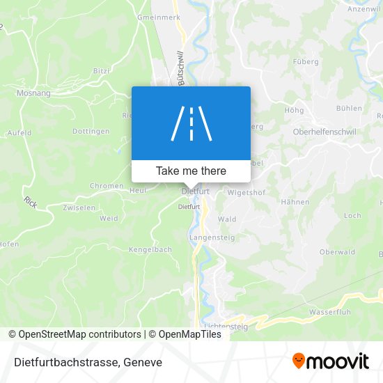 Dietfurtbachstrasse map