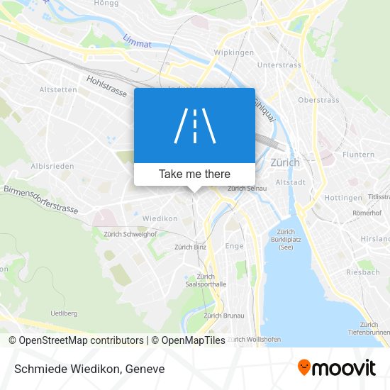 Schmiede Wiedikon map