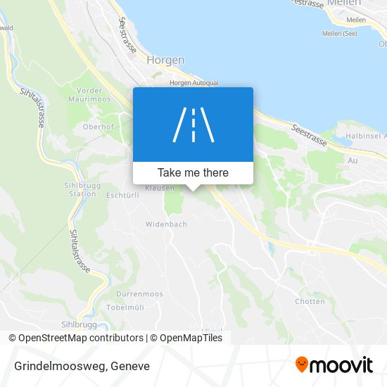 Grindelmoosweg map