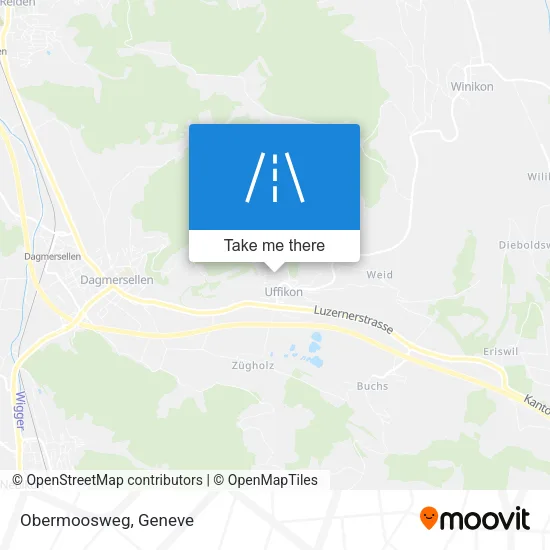 Obermoosweg map