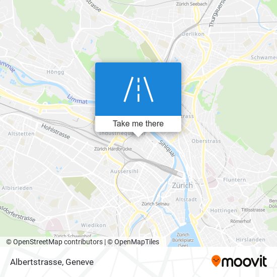 Albertstrasse map