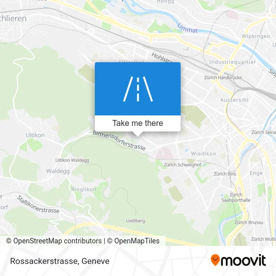 Rossackerstrasse map