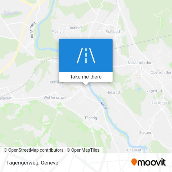 Tägerigerweg map