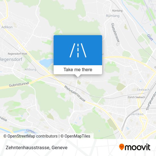 Zehntenhausstrasse map