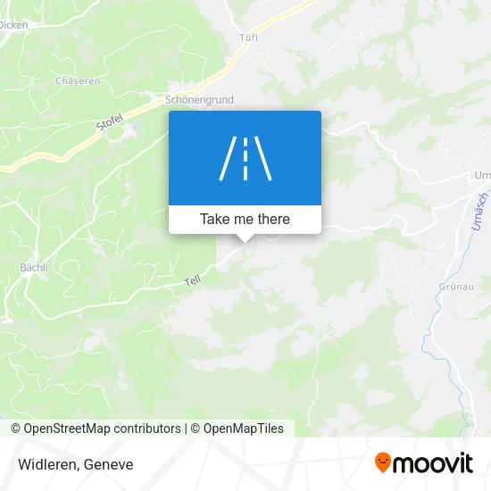Widleren map