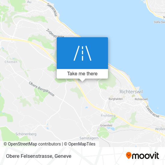 Obere Felsenstrasse map