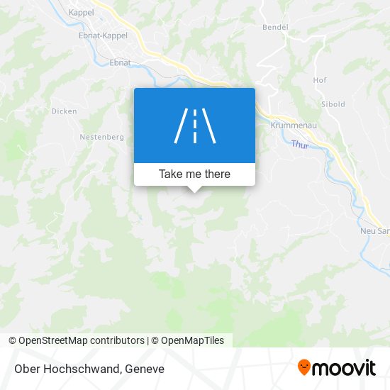 Ober Hochschwand map