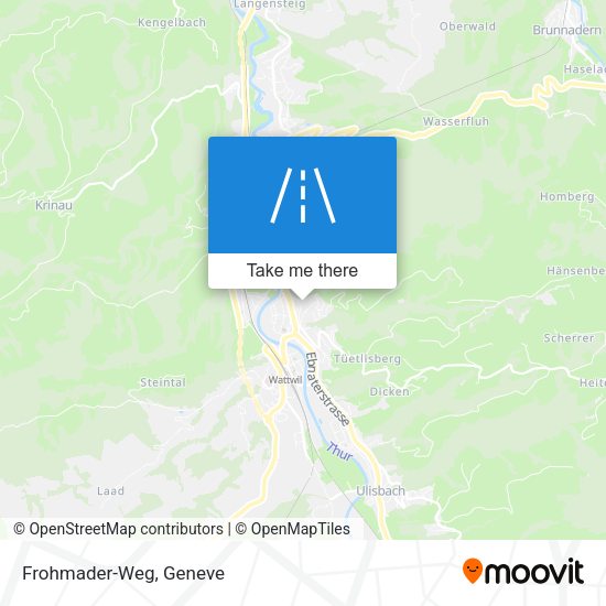 Frohmader-Weg map