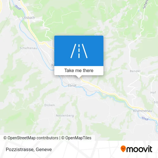 Pozzistrasse map