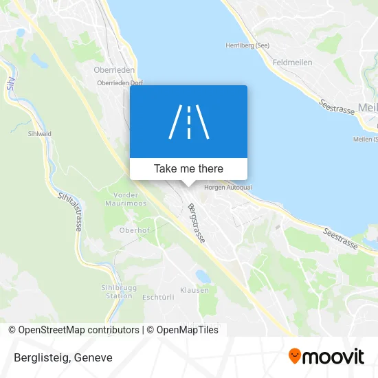 Berglisteig map