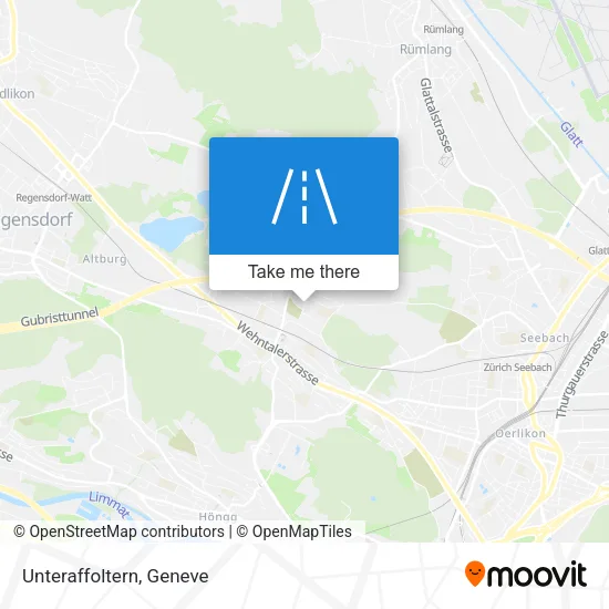 Unteraffoltern map